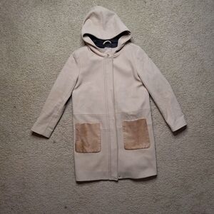 Women Hooded Coat with Pockets